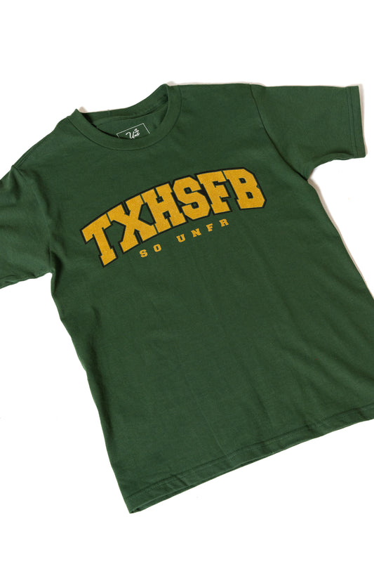 TXHSFB T-Shirt Green/Gold